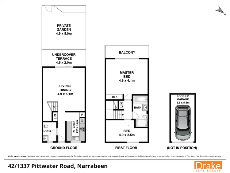 Floorplan of Homely townhouse listing, 42/1337 Pittwater Road, Narrabeen NSW 2101