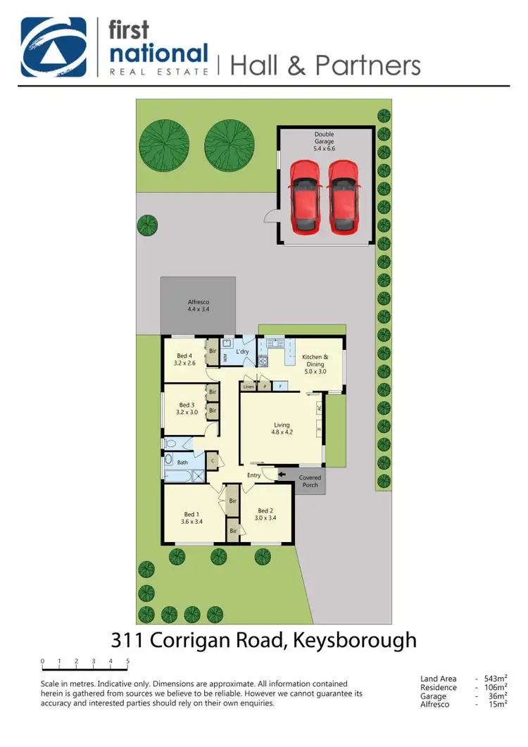 Floorplan of Homely house listing, 311 Corrigan Road, Keysborough VIC 3173