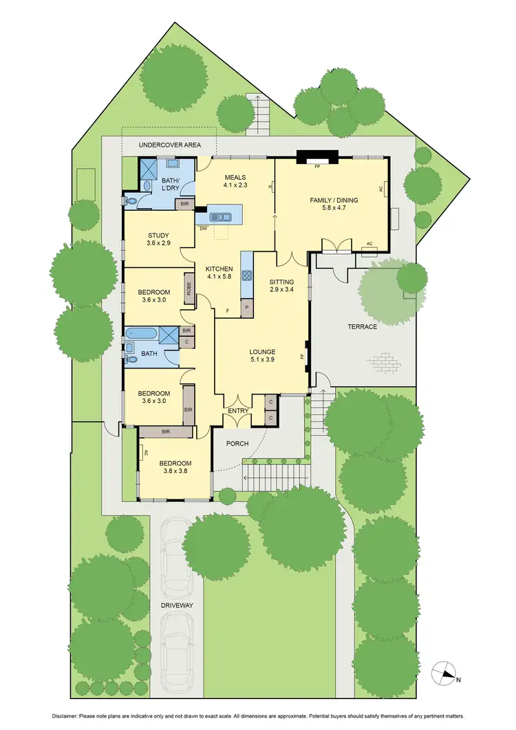 Floorplan of Homely house listing, 25 Hillsyde Parade, Strathmore VIC 3041