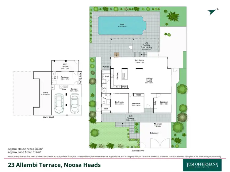Floorplan of Homely house listing, 23 Allambi Terrace, Noosa Heads QLD 4567