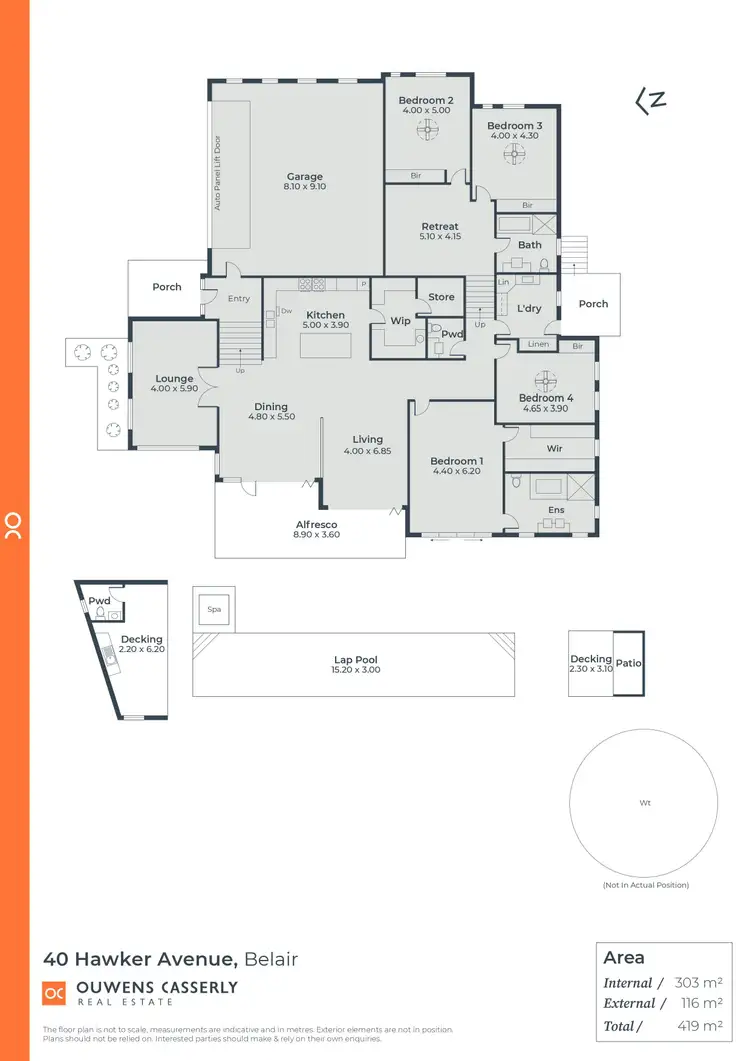 Floorplan of Homely house listing, 40 Hawker Avenue, Belair SA 5052