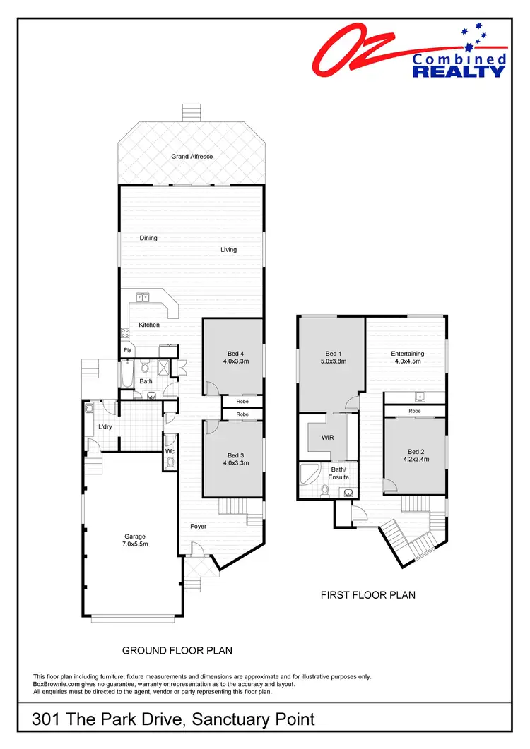 Floorplan of Homely house listing, 301 The Park Drive, Sanctuary Point NSW 2540