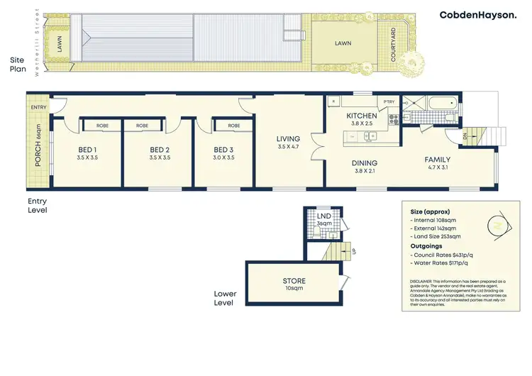 Floorplan of Homely house listing, 26 Wetherill Street, Leichhardt NSW 2040