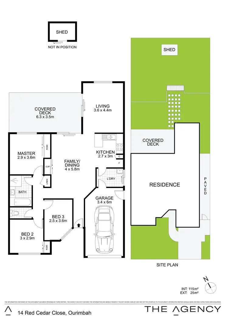 Floorplan of Homely house listing, 14 Red Cedar Close, Ourimbah NSW 2258