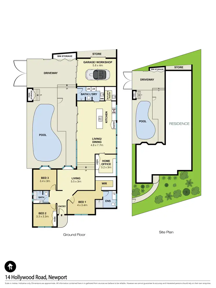 Floorplan of Homely house listing, 14 Hollywood Road, Newport NSW 2106