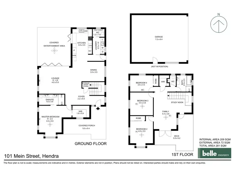 Floorplan of Homely house listing, 101 Mein Street, Hendra QLD 4011