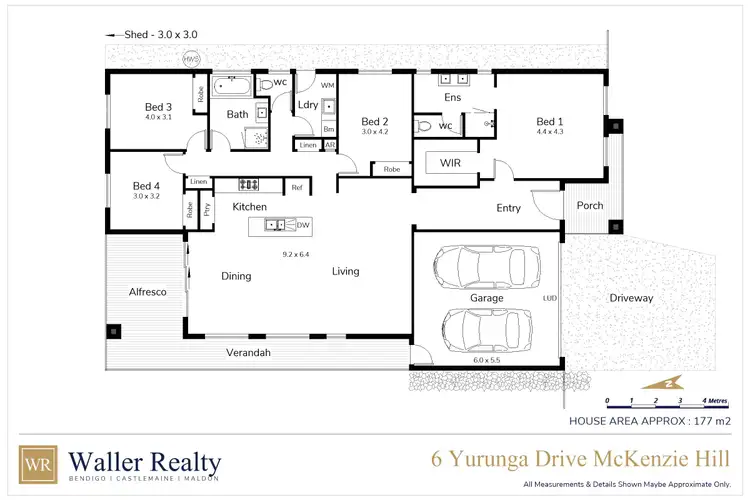 Floorplan of Homely house listing, 6 Yurunga Drive, Mckenzie Hill VIC 3451