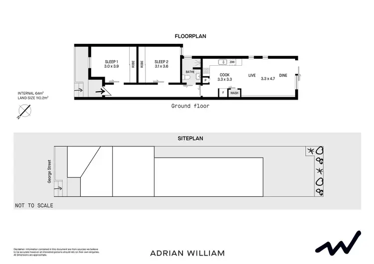 Floorplan of Homely house listing, 16 George Street, Sydenham NSW 2044