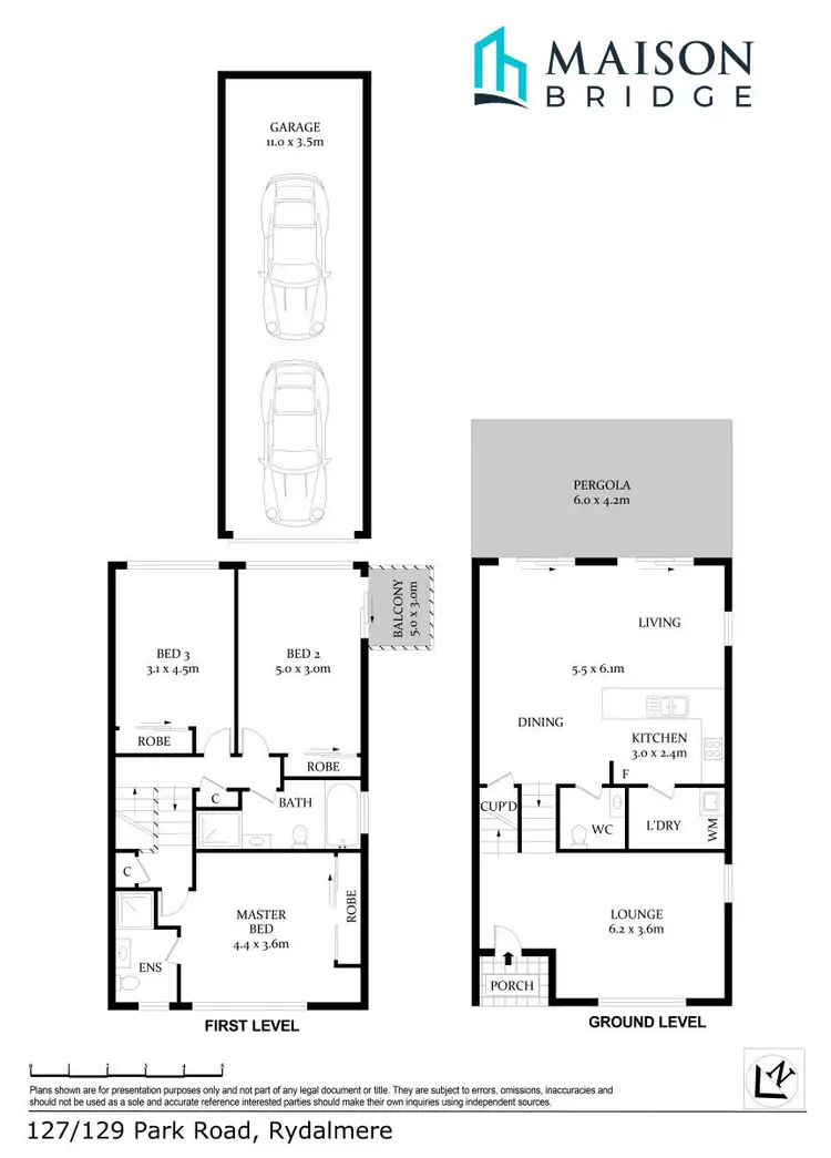 Floorplan of Homely townhouse listing, 127/129B Park Road, Rydalmere NSW 2116