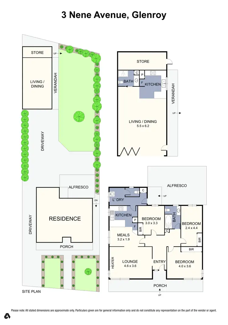 Floorplan of Homely house listing, 3 Nene Avenue, Glenroy VIC 3046