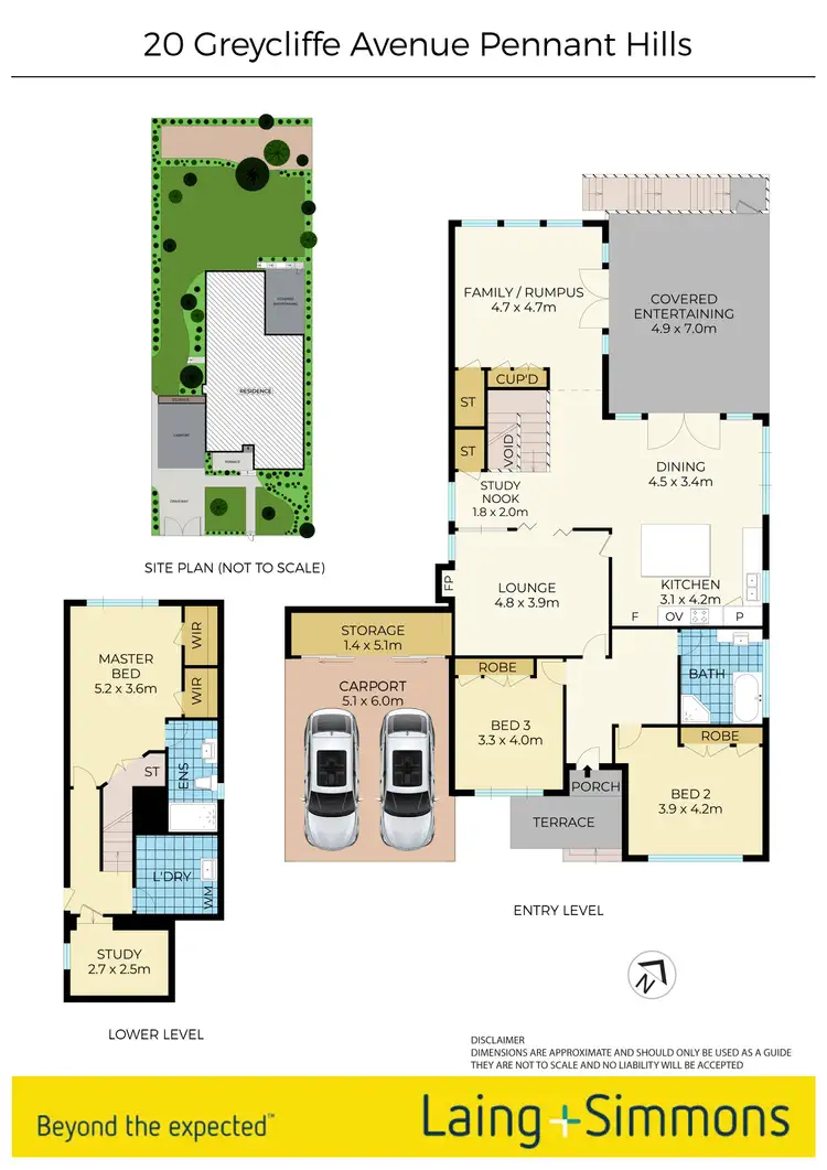 Floorplan of Homely house listing, 20 Greycliffe Avenue, Pennant Hills NSW 2120