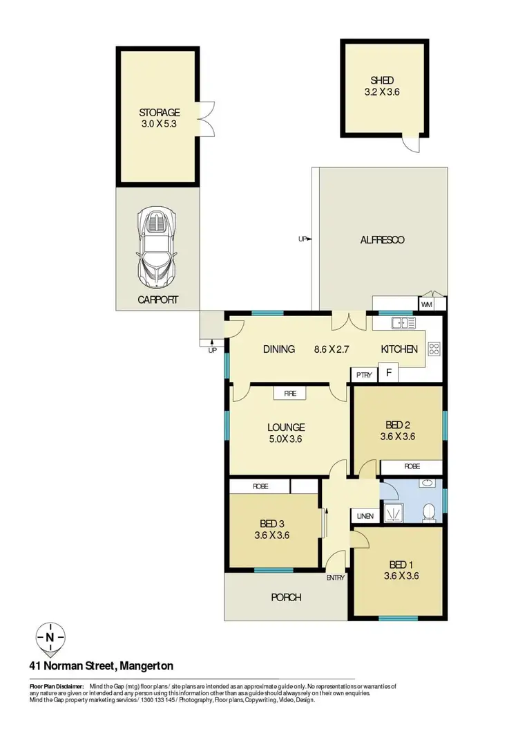 Floorplan of Homely house listing, 41 Norman Street, Mangerton NSW 2500