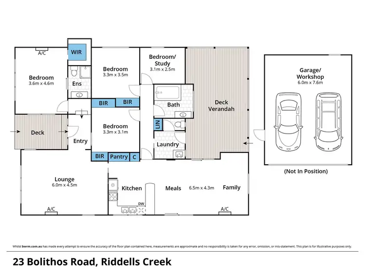Floorplan of Homely house listing, 23 Bolithos Road, Riddells Creek VIC 3431