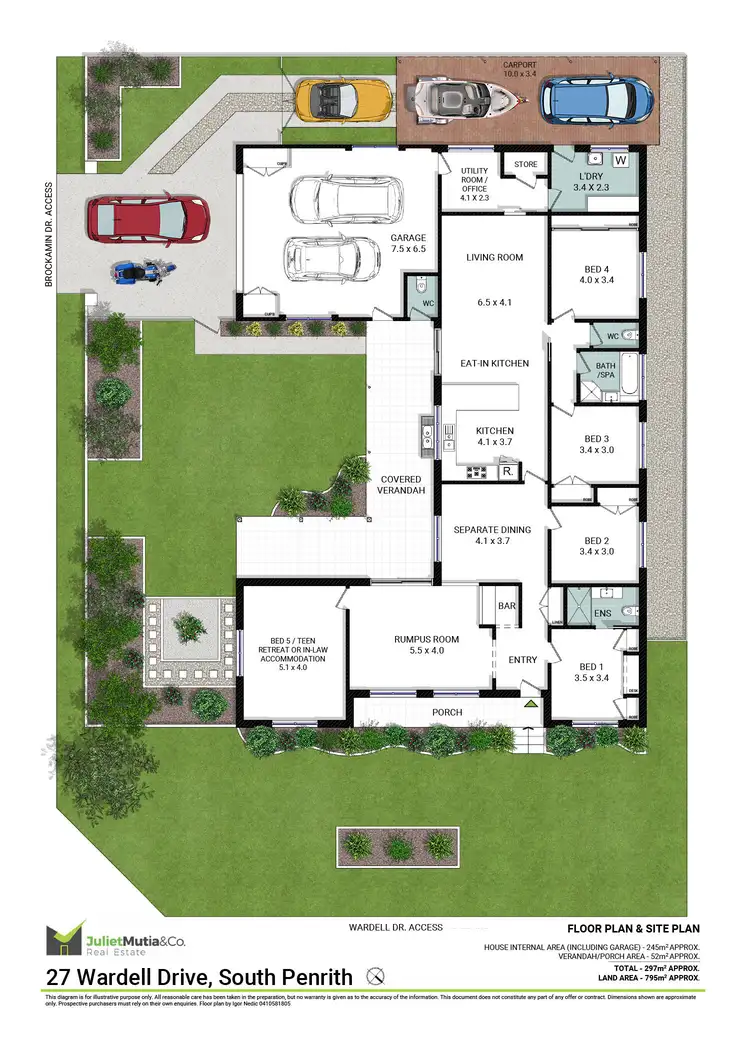 Floorplan of Homely house listing, 27 Wardell Drive, South Penrith NSW 2750