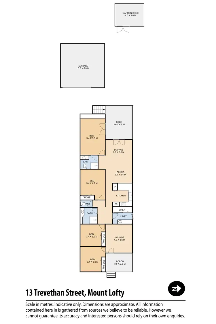 Floorplan of Homely house listing, 13 Trevethan Street, Mount Lofty QLD 4350
