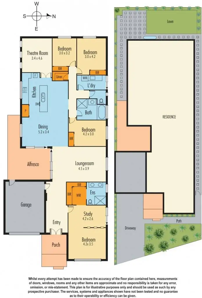 Floorplan of Homely house listing, 66 Donnici Drive, Keysborough VIC 3173