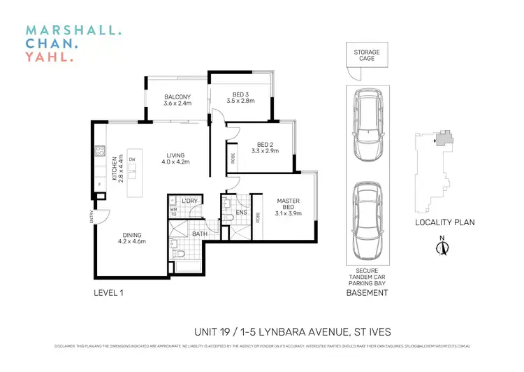 Floorplan of Homely apartment listing, 19/1-5 Lynbara Avenue, St Ives NSW 2075