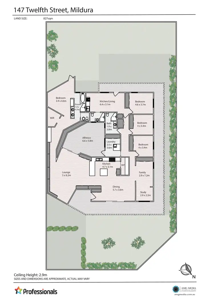 Floorplan of Homely house listing, 147 Twelfth Street, Mildura VIC 3500