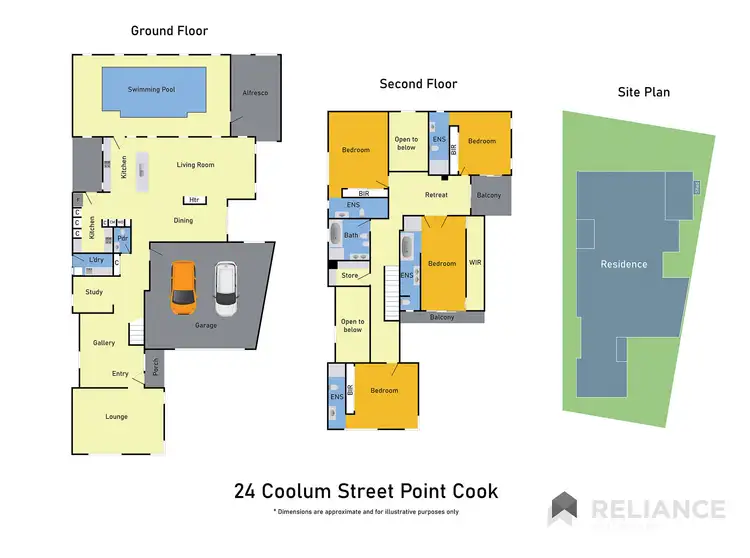 Floorplan of Homely house listing, 24 Coolum Street, Point Cook VIC 3030