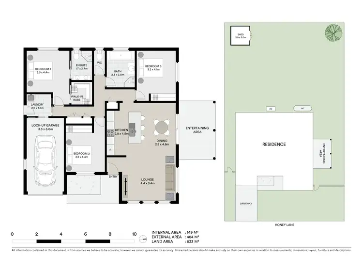 Floorplan of Homely house listing, 18 Honey Lane, Mudgee NSW 2850