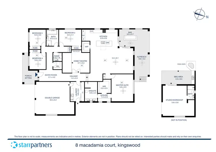 Floorplan of Homely house listing, 8 Macadamia Court, Kingswood NSW 2747
