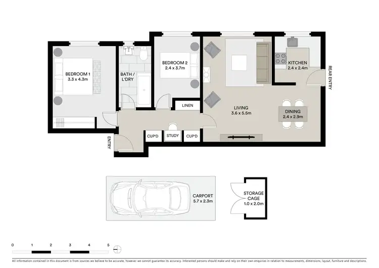 Floorplan of Homely apartment listing, 2/39 Frenchs Road, Willoughby NSW 2068