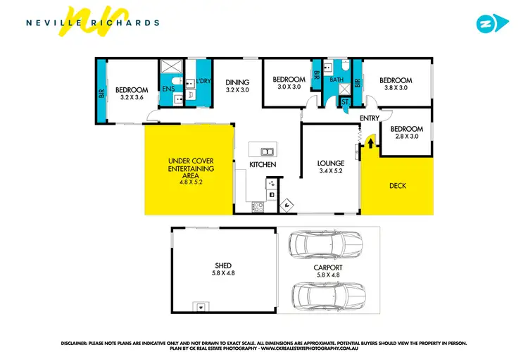 Floorplan of Homely house listing, 44 Carawatha Avenue, Clifton Springs VIC 3222