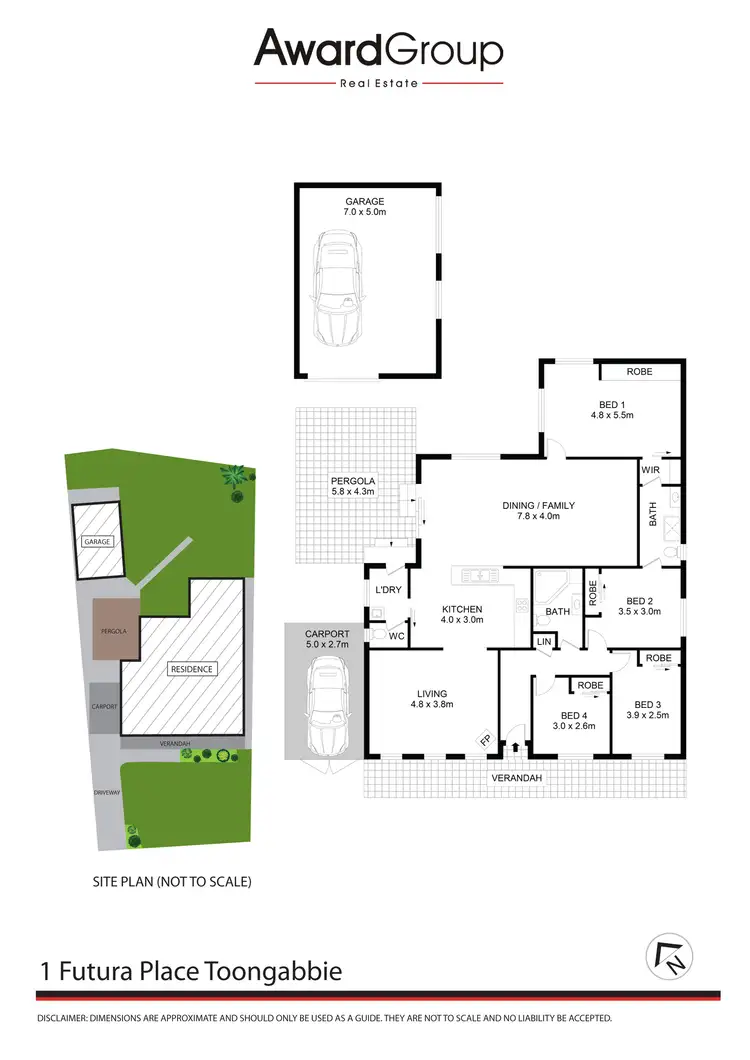 Floorplan of Homely house listing, 1 Futura Place, Toongabbie NSW 2146