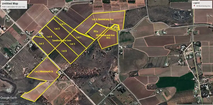 Floorplan of Homely rural property listing, Lot 1 & 2 Sandilong Avenue Extn, Irymple VIC 3498