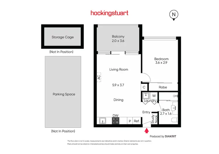 Floorplan of Homely apartment listing, 304/1 High Street, Preston VIC 3072