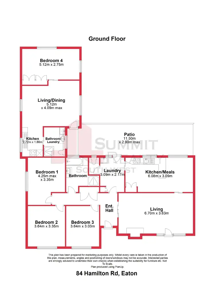 Floorplan of Homely house listing, 84 Hamilton Road, Eaton WA 6232