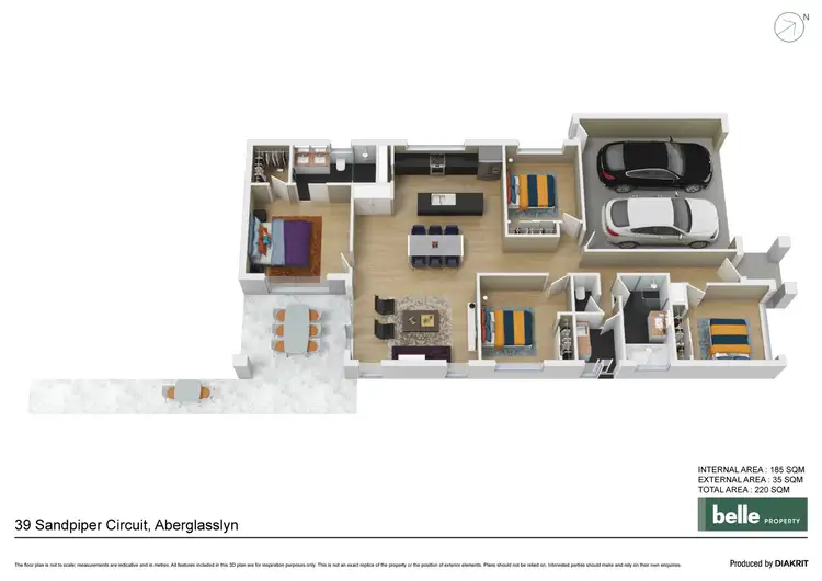 Floorplan of Homely house listing, 39 Sandpiper Circuit, Aberglasslyn NSW 2320