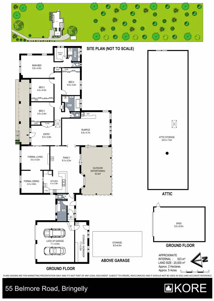 Floorplan of Homely house listing, 55 Belmore Road, Bringelly NSW 2556