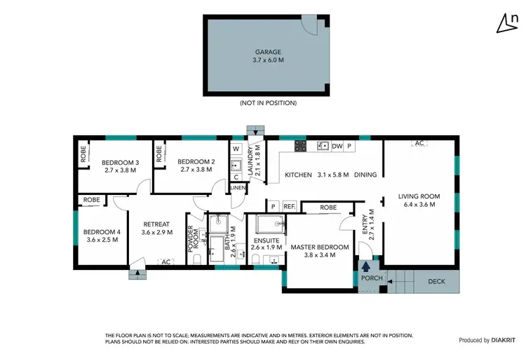 Floorplan of Homely unit listing, 1/16 Lanark Street, Epping VIC 3076