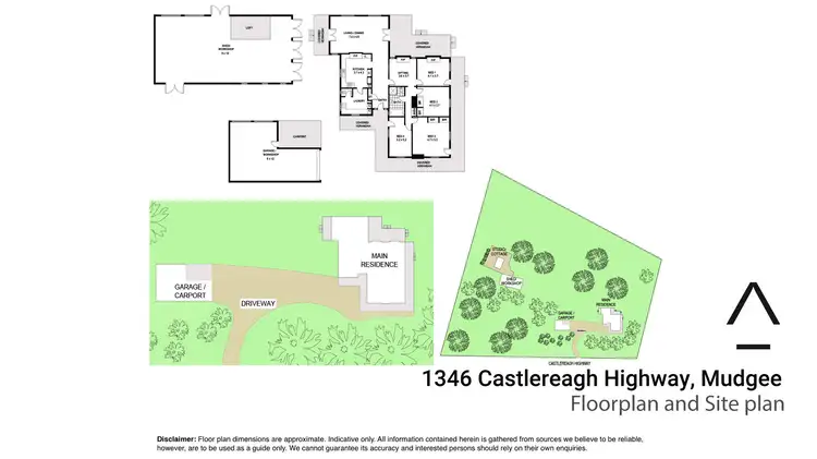 Floorplan of Homely rural property listing, 1346 Castlereagh Highway, Mudgee NSW 2850