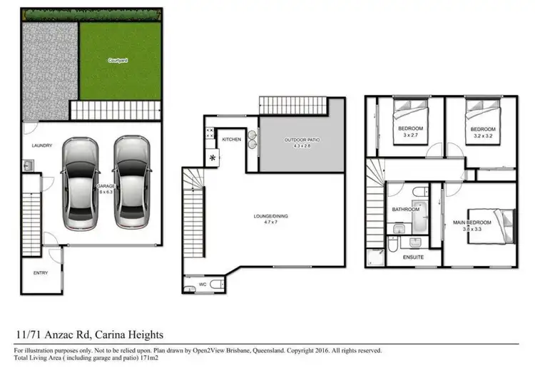Floorplan of Homely unit listing, 11/71 Anzac Road, Carina Heights QLD 4152