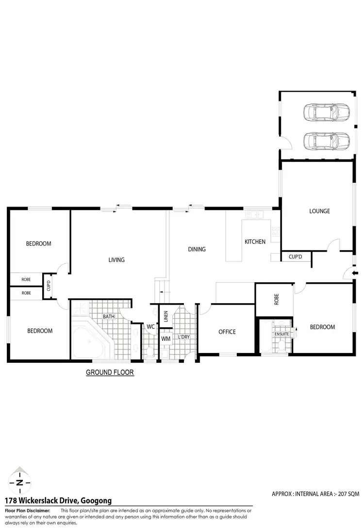 Floorplan of Homely house listing, 178 Wickerslack Lane, Googong NSW 2620