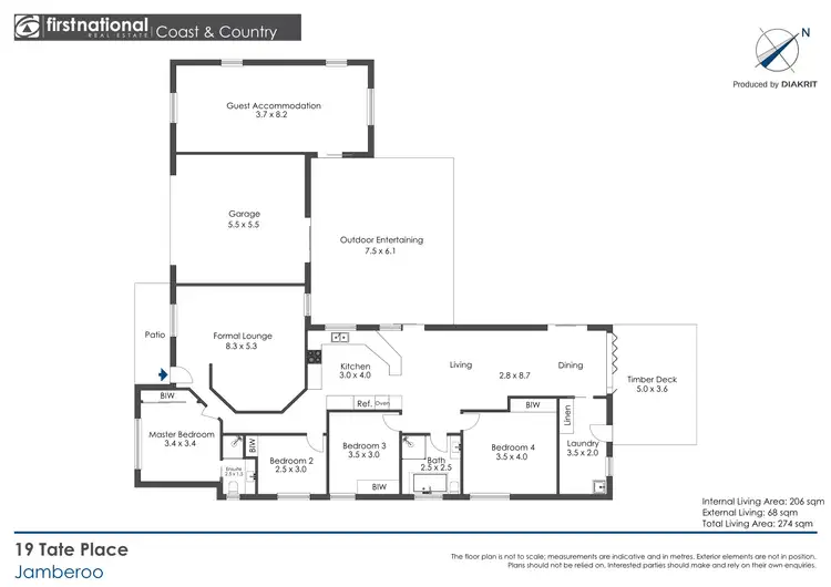 Floorplan of Homely house listing, 19 Tate Place, Jamberoo NSW 2533