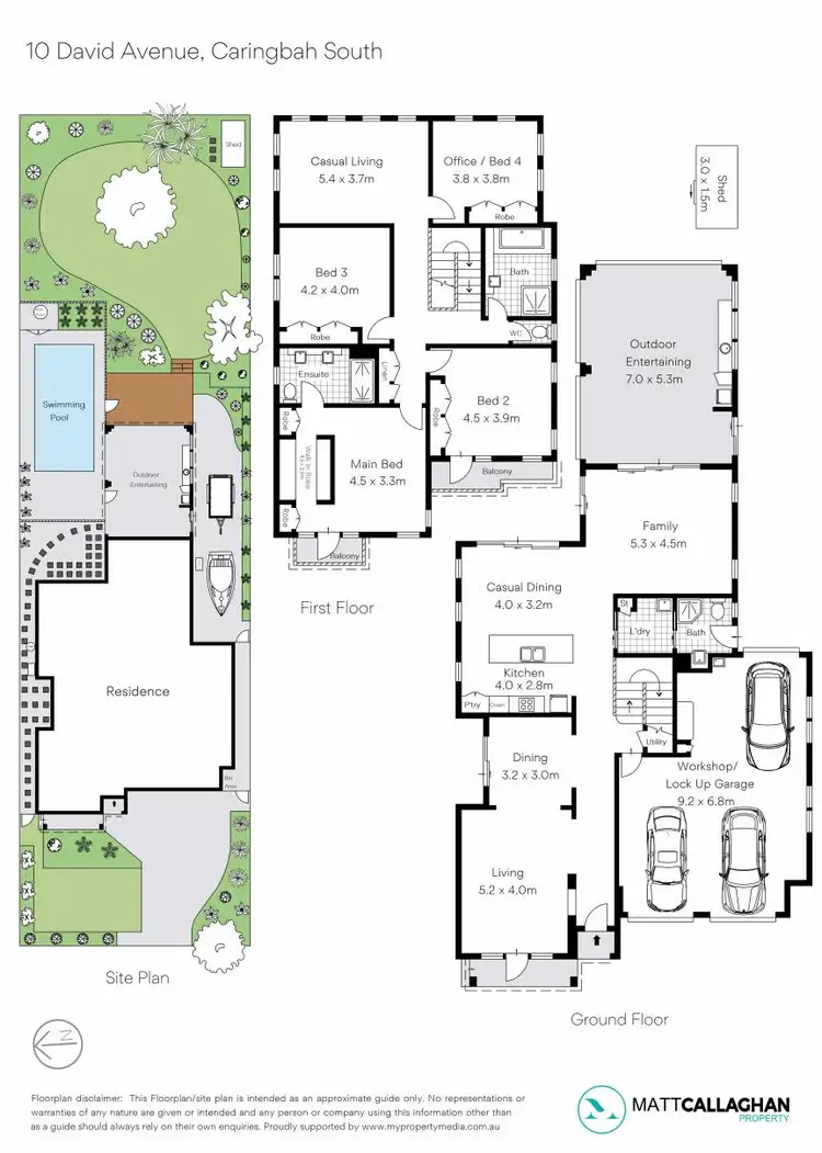 Floorplan of Homely house listing, 10 David Avenue, Caringbah South NSW 2229