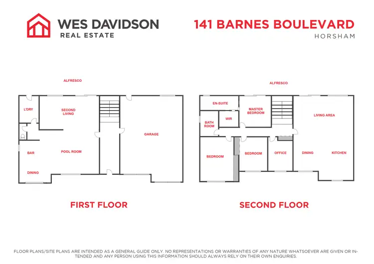 Floorplan of Homely house listing, 141 Barnes Boulevard, Horsham VIC 3400