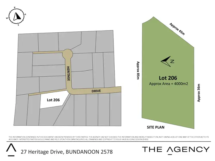Floorplan of Homely land listing, 27 Heritage Drive, Bundanoon NSW 2578