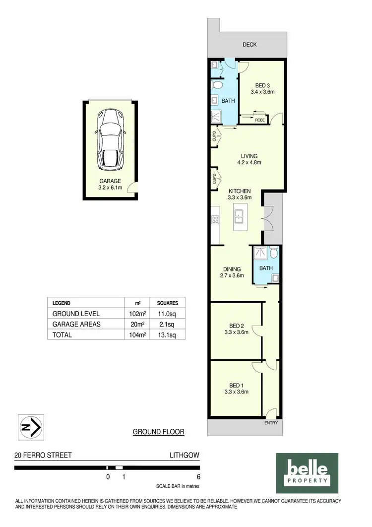 Floorplan of Homely house listing, 40 Ferro Street, Lithgow NSW 2790
