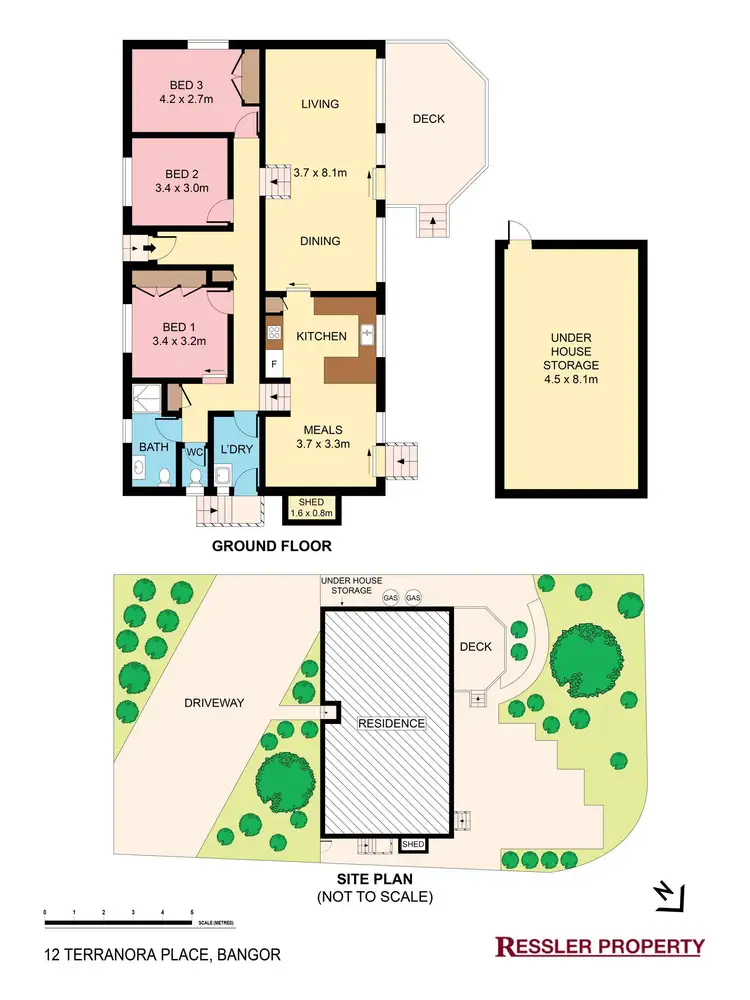 Floorplan of Homely house listing, 12 Terranora Place, Bangor NSW 2234