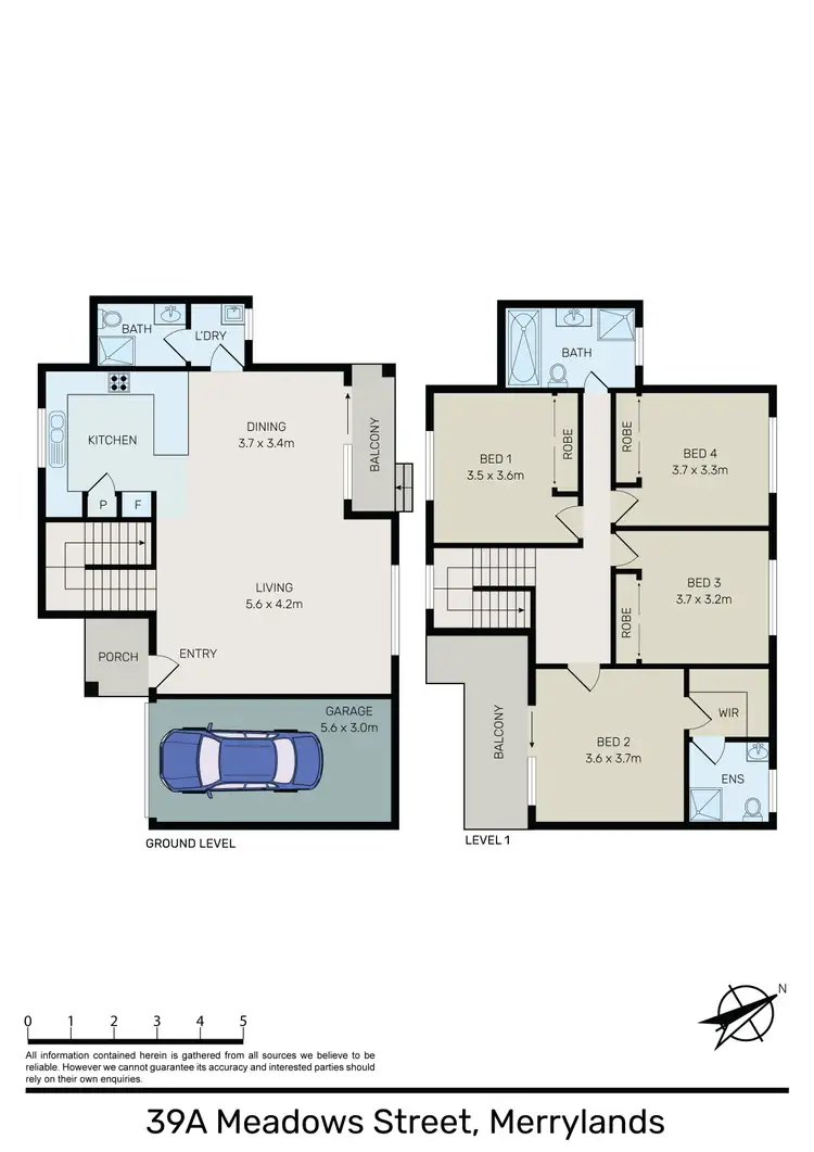 Floorplan of Homely house listing, 39a Meadows Street, Merrylands NSW 2160