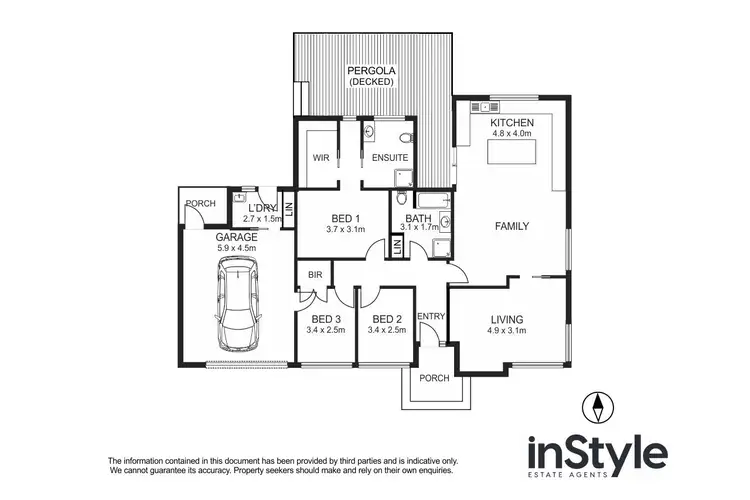 Floorplan of Homely house listing, 36 Castieau Street, Higgins ACT 2615