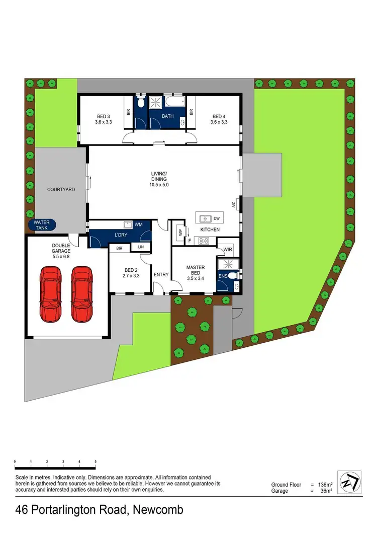 Floorplan of Homely house listing, 46 Portarlington Road, Newcomb VIC 3219