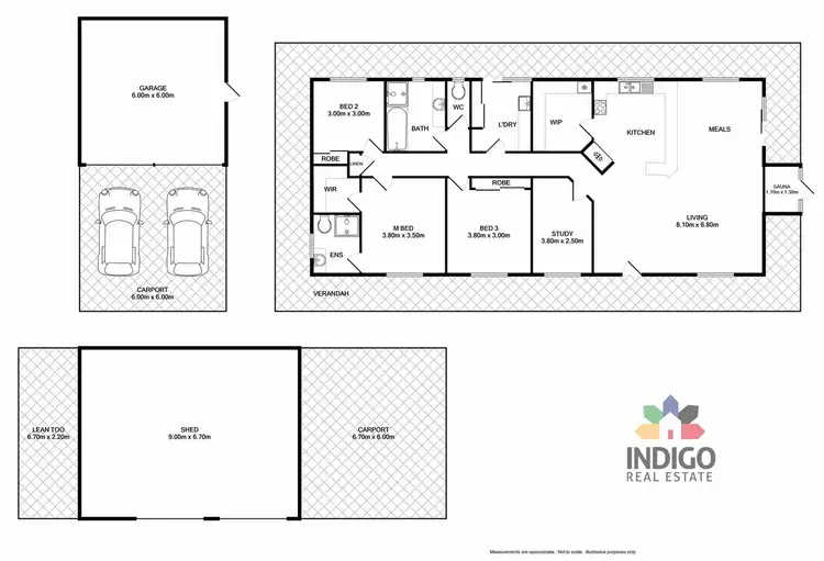 Floorplan of Homely house listing, 287 Fanning Lane, Wooragee VIC 3747