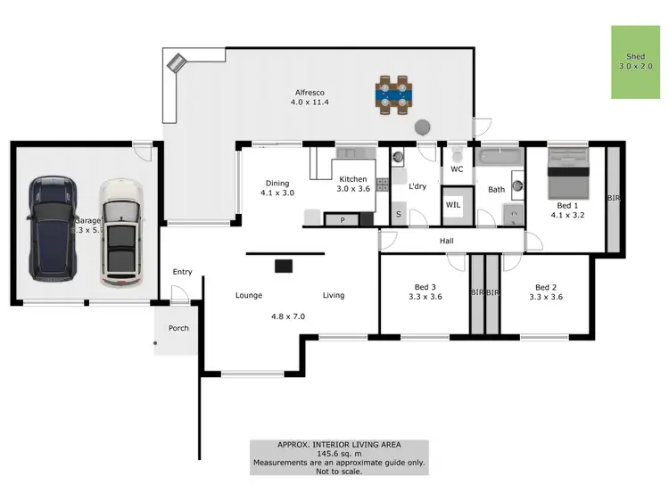Floorplan of Homely house listing, 48 Katrina Circuit, Corowa NSW 2646