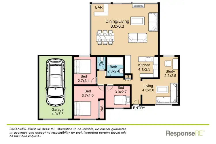Floorplan of Homely house listing, 63 Henry Lawson Avenue, Werrington County NSW 2747