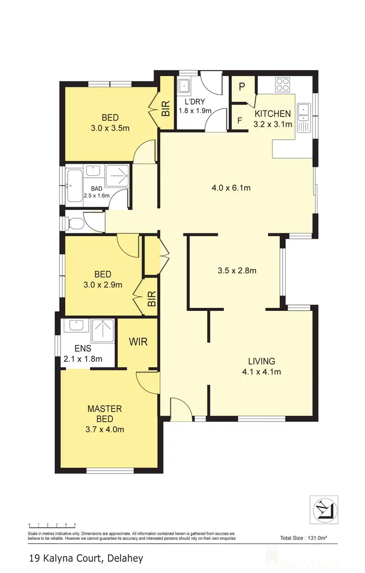 Floorplan of Homely house listing, 19 Kalyna Court, Delahey VIC 3037